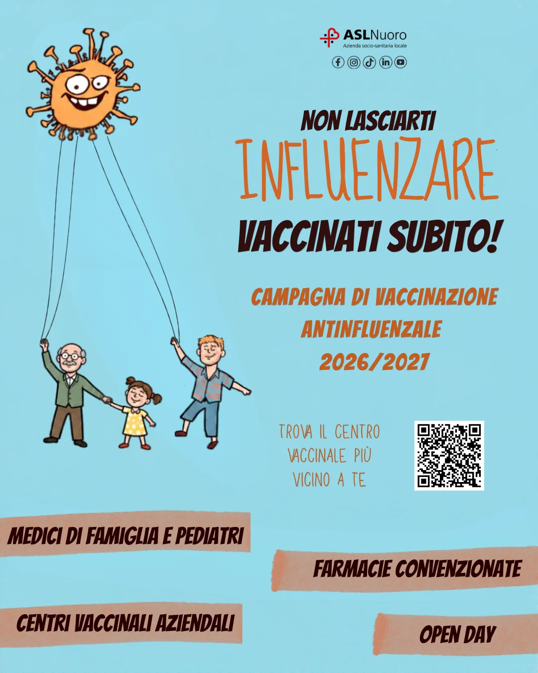 Campagna di vaccinazione antinfluenzale 2026/2027