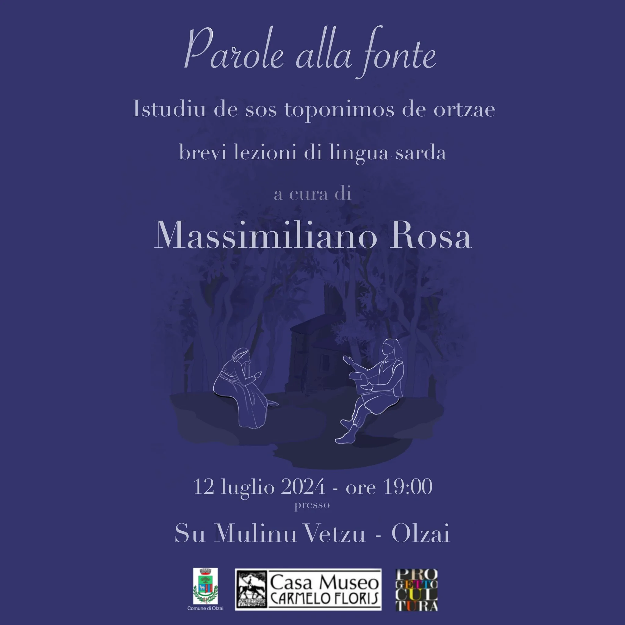 MASSIMILIANO ROSA -ISTUDIU DE SOS TOPONIMOS DE ORTZAE - SU MULINU VETZU 12 luglio 2024