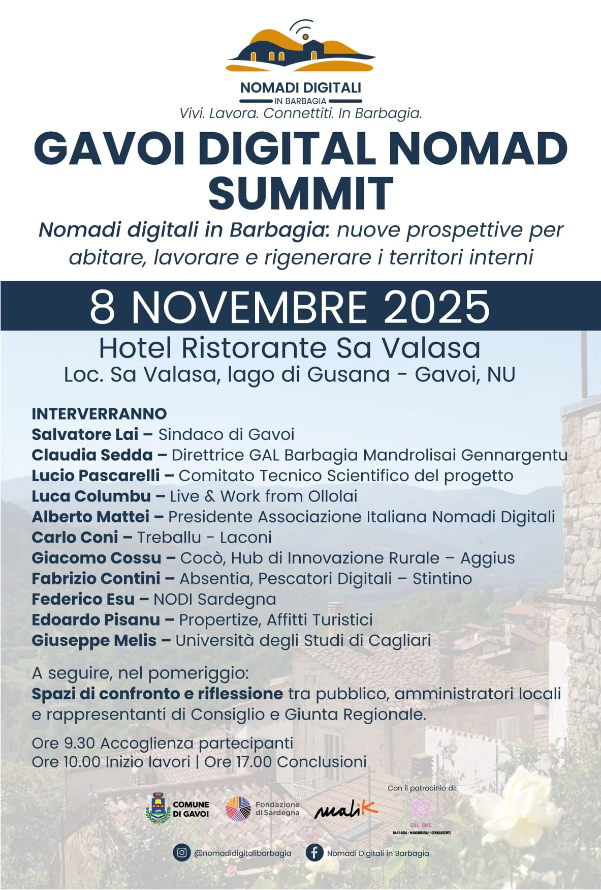 PROGETTO NOMADI DIGITALI IN BARBAGIA  - GAVOI 8 novembre 2025