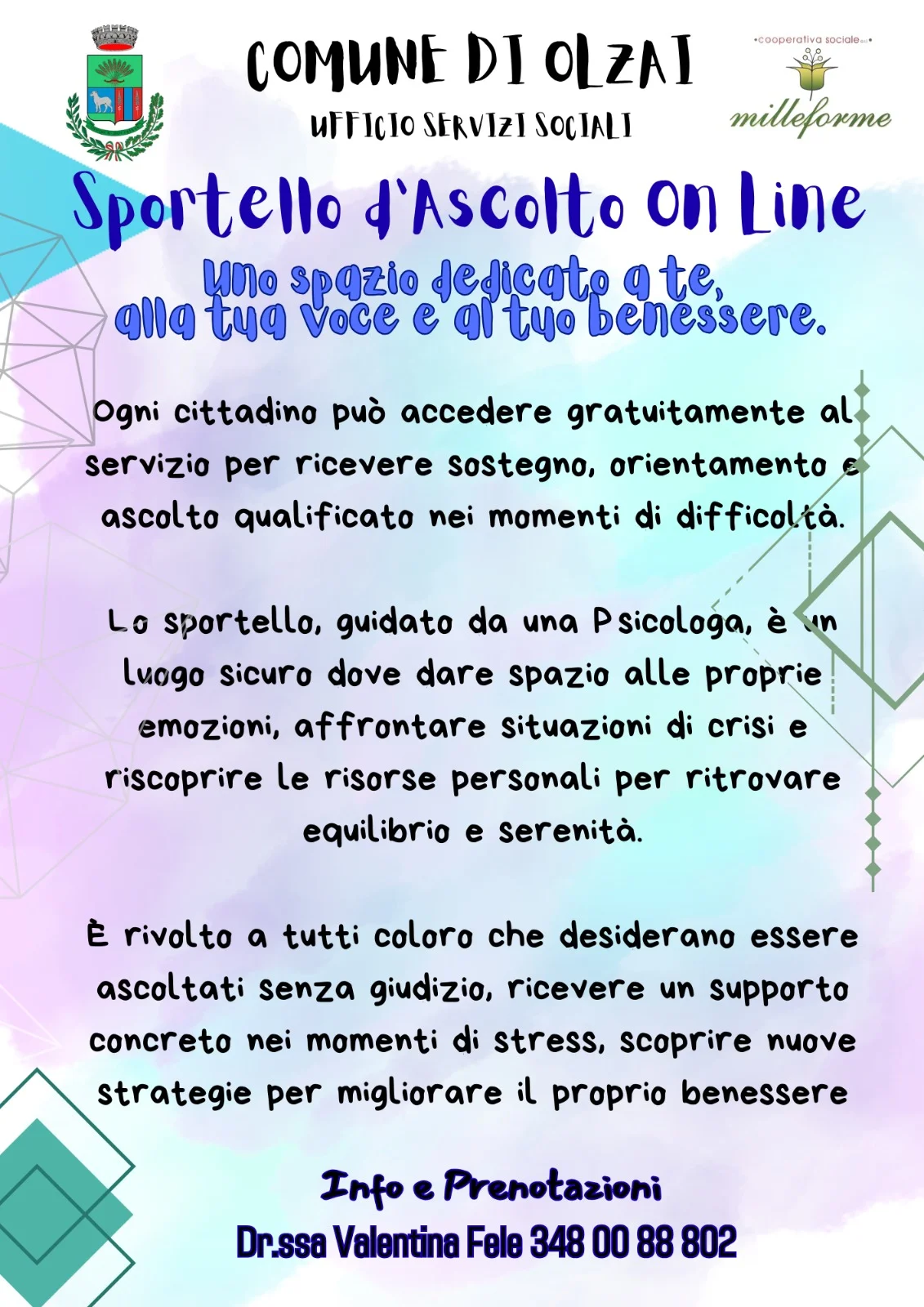 Sportello d'ascolto online