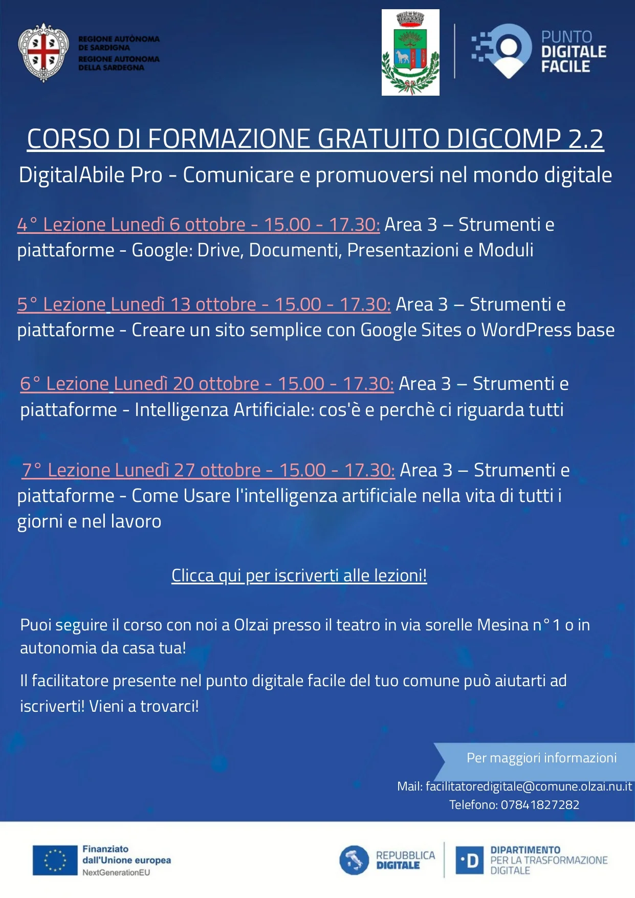 CORSO DI FORMAZIONE GRATUITO DIGCOMP 2.2 DigitalAbile Pro - Comunicare e promuoversi nel mondo digitale