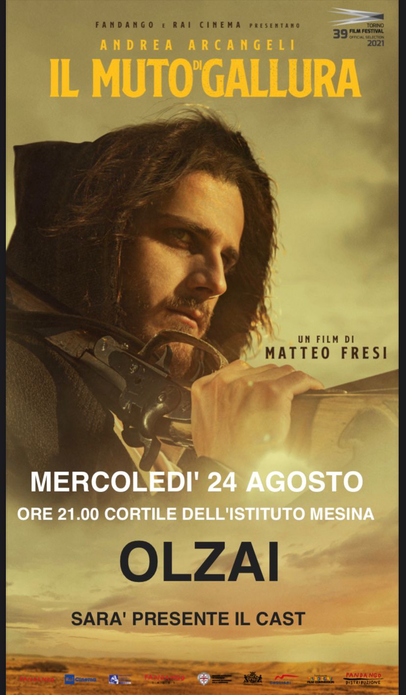 INVITO ALLA PROIEZIONE DEL FILM 'Il muto di Gallura' di M.Fresi  - OLZAI 24 agosto 2022 ore 21,00