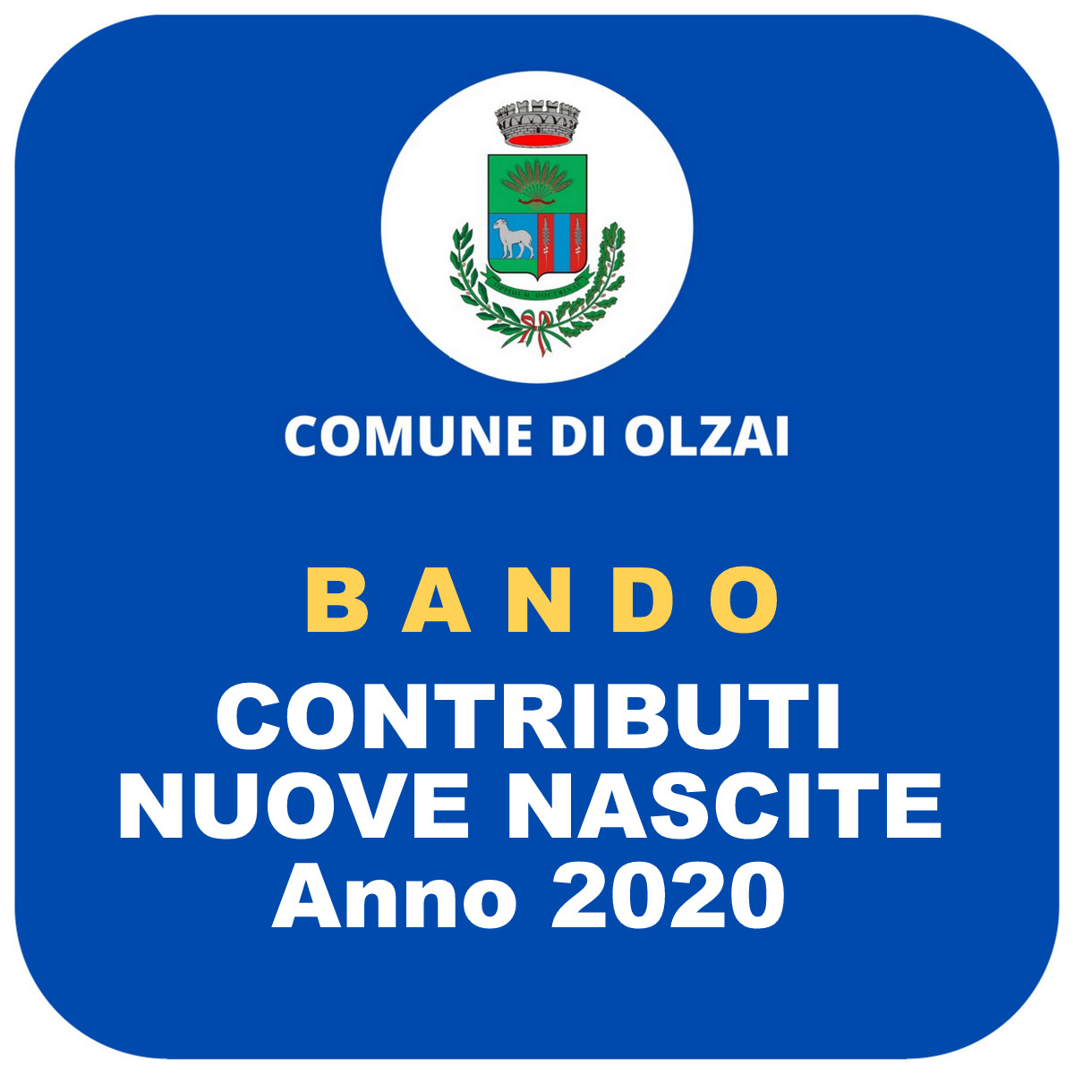 GRADUATORIA DEFINITIVA BANDO CONTRIBUTI NUOVE NASCITE E NUOVE ADOZIONI 2020