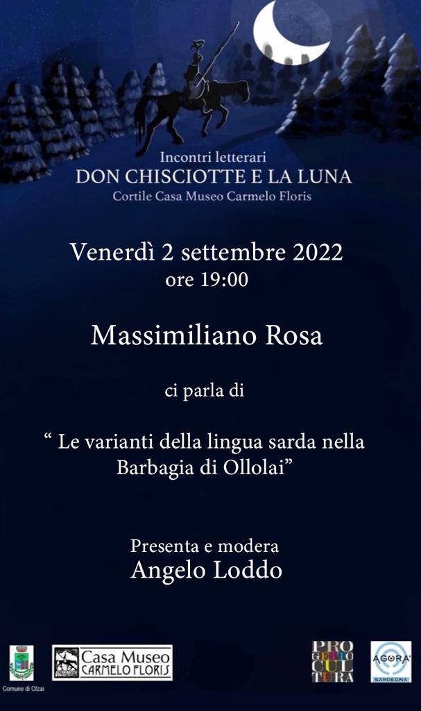 RASSEGNA 'Don Chisciotte e la luna' - 'LE VARIANTI DELLA LINGUA SARDA NELLA BARBAGIA DI OLLOLAI'
