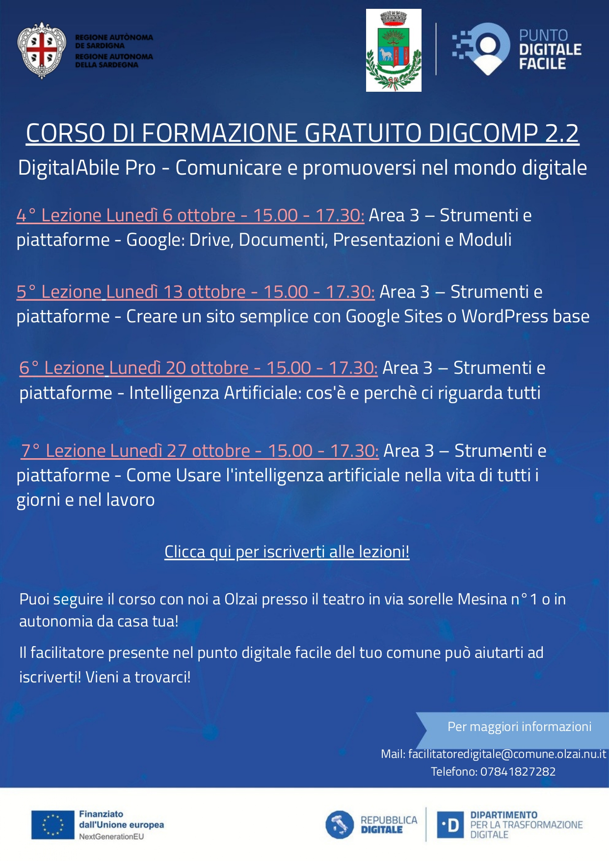 CORSO DI FORMAZIONE GRATUITO DIGCOMP 2.2 DigitalAbile Pro - Comunicare e promuoversi nel mondo digitale