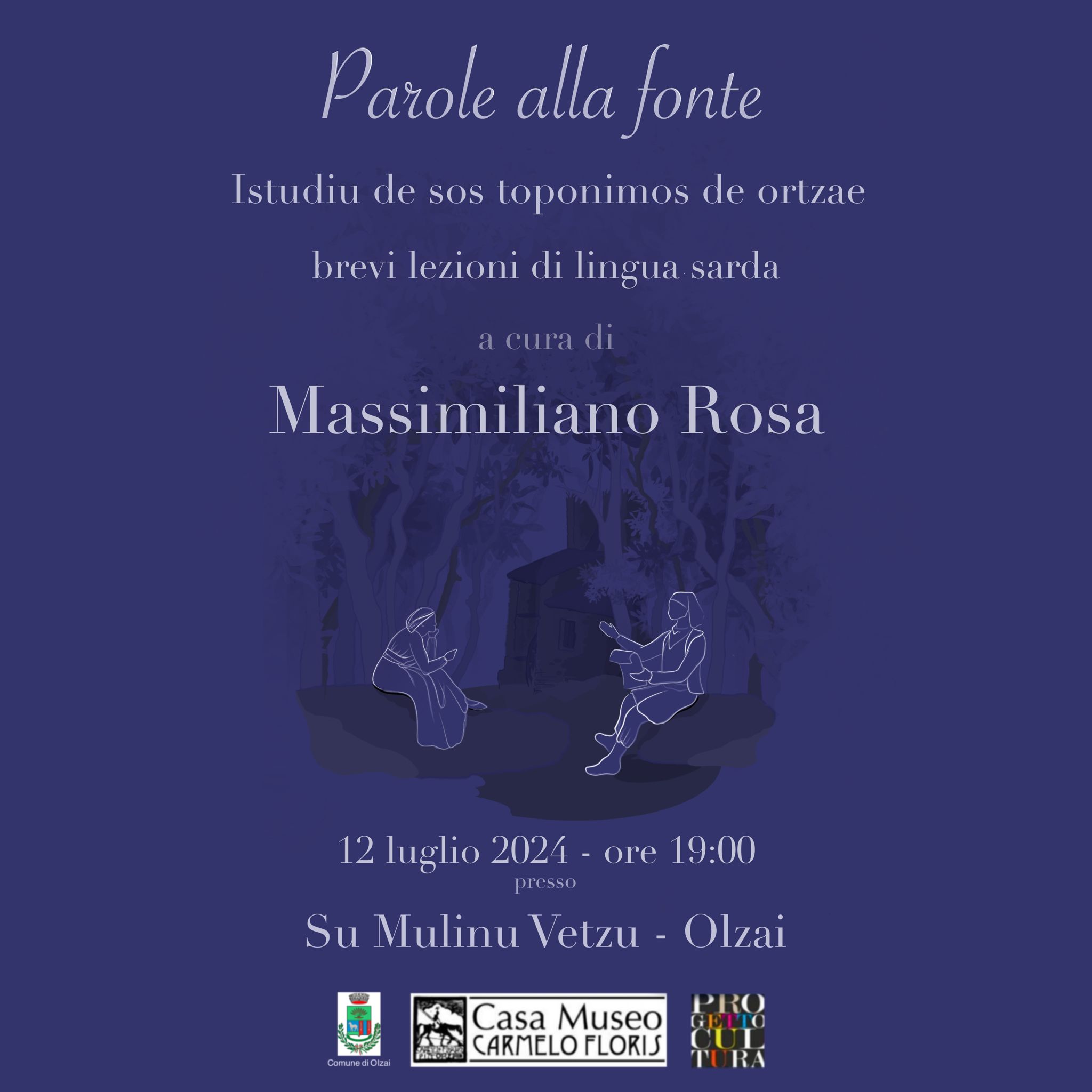 MASSIMILIANO ROSA -ISTUDIU DE SOS TOPONIMOS DE ORTZAE - SU MULINU VETZU 12 luglio 2024