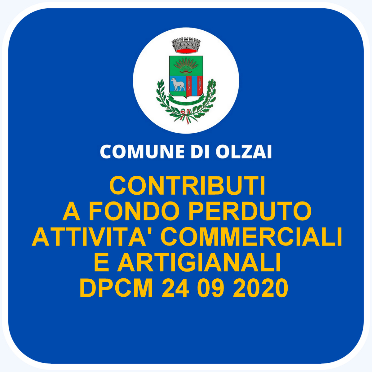 AVVISO PUBBLICO: CONTRIBUTI A FONDO PERDUTO 2021 - PROROGA TERMINI SCADENZA DOMANDE al 4 /2/2022