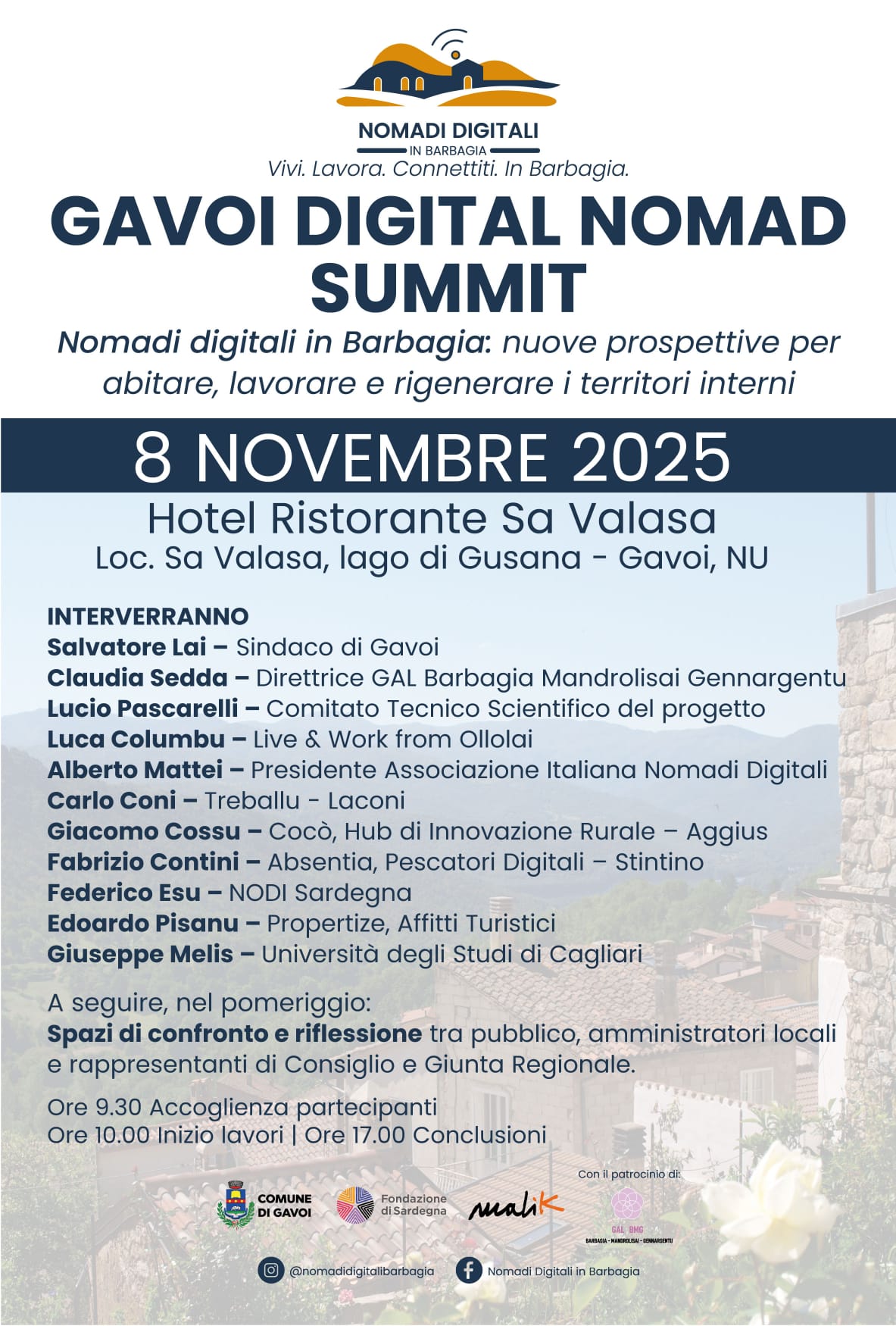PROGETTO NOMADI DIGITALI IN BARBAGIA  - GAVOI 8 novembre 2025