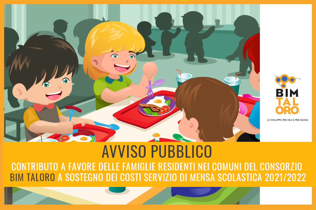 PROROGA TERMINE DOMANDE DI CONTRIBUTO A SOSTEGNO DEI COSTI PER IL SERVIZIO DI MENSA SCOLASTICA.