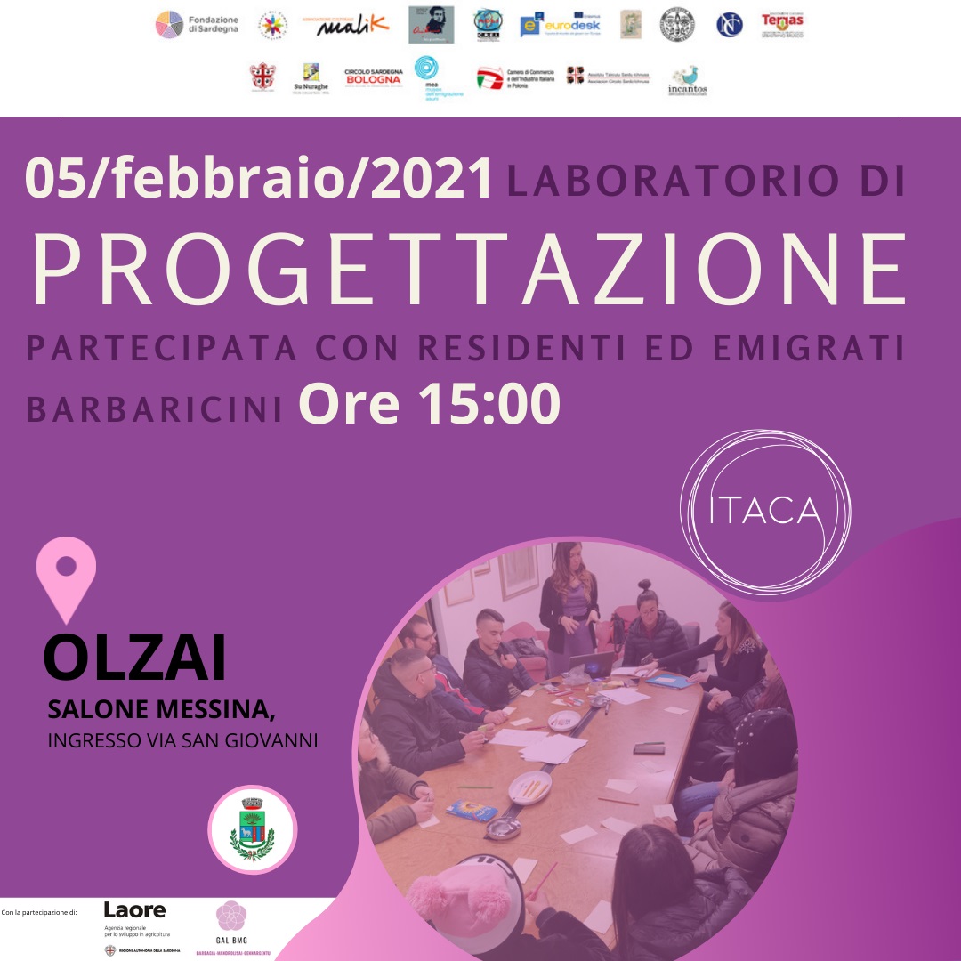 Progetto “ITACA” – Calendario laboratori